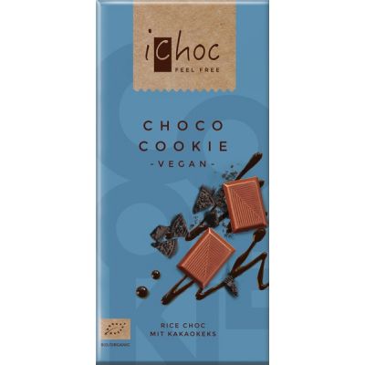 Rice choco choco cookie van Ichoc, 10x 80 gr